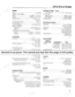 82d76399-b-specs-51 Ford 1215 tractor technical specifications table covering engine, cooling, electrical, capacities, fuel, clutch, brakes, and steering.
