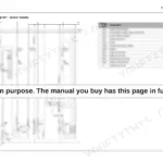 Wacker Neuson WL38 electrical system power supply wiring diagram and component assignment table.