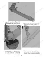 87a945a9-b-procedures-4 New Holland 438 service manual page showing cutter bar disassembly, inner shoe removal, and gear box oil draining procedures.