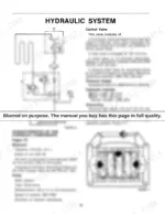 887ff3bc-b-hydraulic-52 New Holland D 1000 hydraulic system diagram, component specifications, and bale triangulation system illustration.