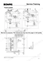 8a6d13a9-b-hydraulic-69 Bomag BW 213 DH-4, BW 214 DH-4, BW 213 PDH-4, BW 214 PDH-4 service manual travel system hydraulic circuit diagram.