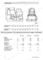 8cae948b-b-specs-12 Bomag BW 75 ADL, BW 90 ADL, BW 100 ADL technical data, dimension diagrams, weights, and travel characteristics table.