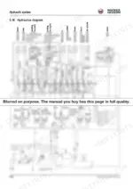 8e04bf88-b-hydraulic-242 Wacker Neuson 75Z3 hydraulic system diagram showing main control valve, cylinders, travel drives, and pump circuit connections.