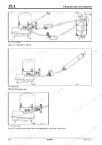 8f49bcff-b-central-lubrication-system-290 Bomag BF 300 C service training manual — central lubrication system: figures showing three ways to fill the lubricant container