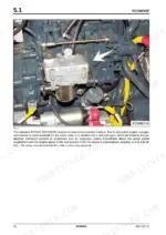 8f49bcff-b-electrics-62 Bomag BF 300 C service training manual — Ecomode section: photo of the engine management actuator on the Kubota engine
