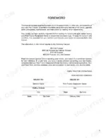 Ford 2610, 3610, 4110, 4610, 2310 tractor operator manual foreword page with owner and dealer information fields.