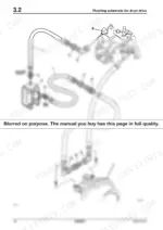 988f04ea-b-hydraulic-46 Bomag BW 216 DH-3, 219 DH-3, 225 D-3 drum drive hydraulic flushing schematic.
