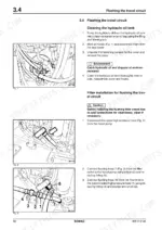 988f04ea-b-procedures-50 Bomag BW 216 DH-3, 219 DH-3, 225 D-3 procedures for flushing travel circuit and tank.