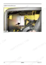 98afca82-b2-procedures-272 Bomag BC 672 RB-2, BC 772 RB-2, BC 772 RS-2, BC 672 EB-2, BC 772 EB-2 photo showing ESX-control unit installation location.