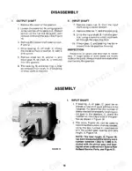 9dbd872f-b-procedures-18 Sperry New Holland 846, 847 gearbox disassembly, inspection, and input shaft assembly procedures with gearbox housing diagram.