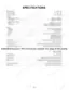 Sperry New Holland 846, 847 specifications table listing dimensions, weights, tractor requirements, and drive system details.