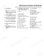9e312a9e-b3-maintenance-57 Fiat 70-90, 80-90 maintenance schedule page listing adjustments, fluid changes, and filter changes.