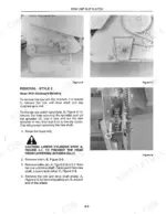 9efed802-b-procedures-15 New Holland 974 row unit slip clutch removal procedure, showing drive shaft, sprocket, and bearing components in figures 2-6 to 2-8.