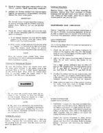a00d35c9-b-maintenance-12 Ford 140 operator manual page covering drive belt installation, tractor operation, daily inspection, and weekly maintenance.