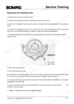 a129e039-b-procedures-49 Bomag BW 177, 213, 226 DH-4 BVC swashing motor replacement procedure and diagram.