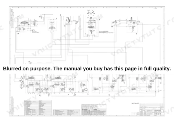 Bomag BW 177, 213, 226 DH-4 BVC single drum roller hydraulic schematic diagram with component legend.