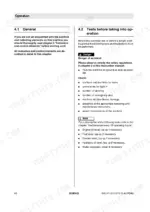 Bomag BW 211 D-40, BW 212 D-40, BW 213 D-40, BW 211 PD-40, BW 212 PD-40, BW 213 PD-40 operation manual pre-start inspection list.