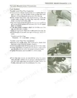 a4880b25-b-procedures-30 Kawasaki KVF700-A1, KVF700-B1, Prairie 700 4x4, KVF 700 4x4 throttle lever free play inspection and adjustment procedures.
