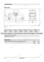 a5c634ef-b-specs-14 Bomag BW 28 RH technical data page showing machine dimension diagrams and a table with metric and imperial measurements.