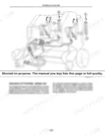 a62b5e24-b-hydraulic-238 New Holland 630, 640, 650, 660 hydraulic diagram showing the tailgate lift system cylinders, hoses, and orifice components.