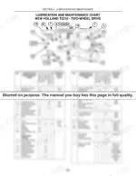 a6f76bf8-b3-maintenance-58 New Holland T2310, T2320, T2330 lubrication and maintenance chart with numbered component diagram and service interval table