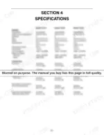 a6f76bf8-b3-specs-104 New Holland T2310, T2320, T2330 engine specifications and fluid capacity table for diesel models.