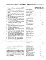 a820436d-b-maintenance-31 Ford CL-20 lubrication and maintenance procedures, pump installation steps, starting up procedure, and periodic service schedule.