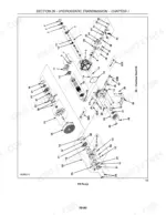ac323355-b-exploded-view-92 New Holland G5030, G5035 hydrostatic transmission PR pump exploded view diagram with numbered component parts list.