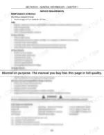 ac323355-b-maintenance-19 New Holland G5030, G5035 maintenance schedule table and fluid types with capacity specifications for engine and hydraulic oil.
