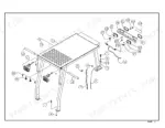 asv-2800-2810-posi-track-crawler-tractor-operator-and-service-manual-0308-382-chassis-parts-71.webp ASV 2800, 2810 exploded view of ROPS canopy, work lights, and rear light bar assembly with numbered component parts.