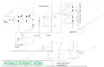 asv-2800-2810-posi-track-crawler-tractor-operator-and-service-manual-0308-382-hydraulic-127.webp ASV 2800, 2810 hydraulic schematic showing transmission, drive motors, aux pumps, directional valves, and loader valve system.