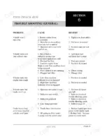 asv-4810-posi-track-crawler-tractor-operator-manual-0310-657-troubleshooting-46.webp ASV Posi-Track 4810 general troubleshooting table listing engine, hydraulic, and drive system problems, causes, and remedies.