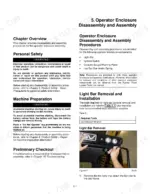 asv-rc-60-to-edition-rubber-track-loader-service-manual-2030-184-procedures-18.webp ASV RC-60 operator enclosure disassembly and light bar removal procedures and safety instructions.
