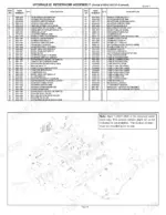 asv-rcv-rubber-track-loader-service-manual-2055-172-hydraulic-parts-161.webp ASV RCV hydraulic reservoir assembly parts list and exploded view diagram showing hoses, fittings, and reservoir components.