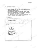 b01dcb6d-b-procedures-78 Sumitomo LS-2800CII piston motor disassembly procedure and diagram showing motor clamping in a horizontal vise.