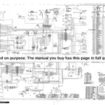 Sumitomo LS-2800CII electrical wiring diagram showing monitor, sensors, relays, and corresponding parts list table.