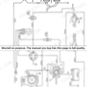 Ford LT 8, LT 11 wiring diagram for lawn tractor electrical system including battery, solenoid, ignition, and switches.
