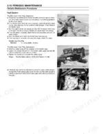 b988ad4c-b-procedures-30 Kawasaki Prairie 360 (KVF360): Throttle lever free play inspection and adjustment procedures with component photos.