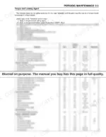 b988ad4c-b-torque-23 Kawasaki Prairie 360 (KVF360) periodic maintenance torque specifications table for fuel, engine, and converter systems.