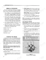 bcefa1a0-b-operations-20 Ford 5550 operation manual page showing break-in, engine starting, cold weather starting procedures, and key-starter switch diagram.