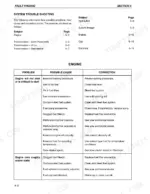 bf08dc72-b-troubleshooting-268 New Holland 8160, 8260, 8360, 8560 engine troubleshooting table listing causes and corrections for starting and stalling issues.