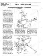 bolens-600-to-1656-medium-tube-frame-tractors-service-and-repair-manual-552875-1-procedures-45.webp Bolens 600-1656 tractors: 3-speed transmission assembly procedure, exploded view diagrams of gear case, idler, input, and axle shafts.