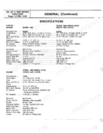 Bolens QS, QT & 1900 Series Kohler engine specifications table for models 1660, 1666, and 1966.