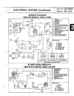 Bolens QS, QT & 1900 Series wiring diagrams for 1660 tractor start-run electrical circuits.