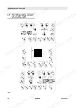 bomag-bm-2000-60-cold-milling-machine-operator-manual-008-060-61-controls-28.webp Bomag BM 2000/60 operating console diagram showing numbered switches, dials, and display screen for left, middle, and right panels.