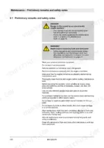 bomag-bm-2200-75-cold-planer-operator-manual-008-201-66-en-maintenance-232.webp Bomag BM 2200/75 maintenance manual page 232 detailing preliminary safety notes, danger and warning hazards for service work.