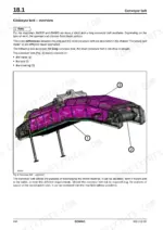 bomag-bm-500-15-bm-600-15-compact-milling-machine-service-manual-008-916-85-a7175-conveyor-belt-444.webp Bomag BM 500/15, BM 600/15 service manual — conveyor belt: exploded 3D overview diagram of the frame, belt and covering