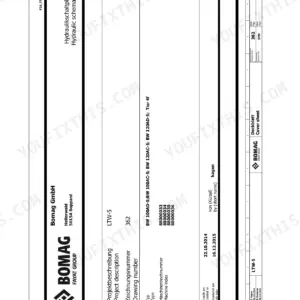 Bomag BW 100/120 AD-5 service manual — appendix circuit diagrams: index page listing X and T terminal cross-reference page numbers