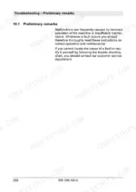Bomag BW 206 AD-5 troubleshooting manual page 268, outlining preliminary remarks for machine fault diagnosis and maintenance.