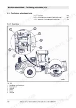 bomag-bw-219-dh-5-219-pdh-5-226-dh-5-226-pdh-5-single-drum-roller-service-manual-008-400-76-fd24a-machine-assemblies-articulated-joint-and-drive-axle-556.webp Bomag BW 219/226 DH-5 service manual — oscillating articulated joint overview with labeled cutaway drawing